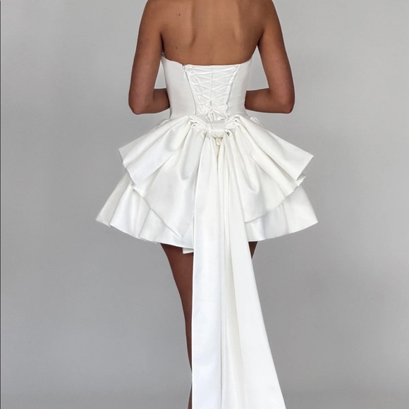 Babyboo Trinity Mini Dress - White Medium M - Picture 5 of 6